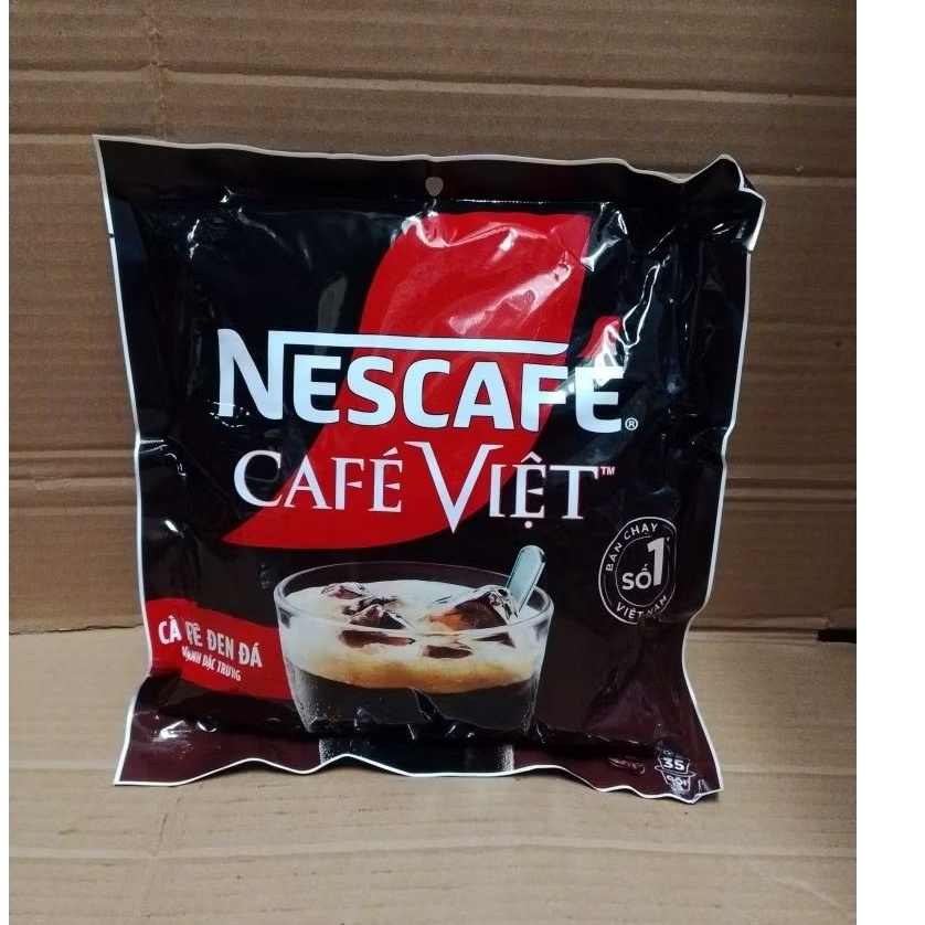 Cà Phê Hòa Tan NESCAFÉ CAFÉ VIỆT Cà Phê Đen Đá(35goi ×16g)
