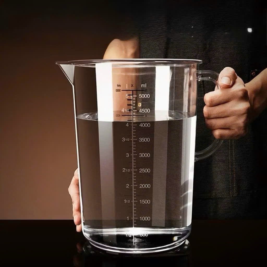 Cốc Đong 5L 5000ml, 10 lít Có Mỏ Chia Vạch – Ca Đong Pha Chế Nhựa PC Chịu Nhiệt