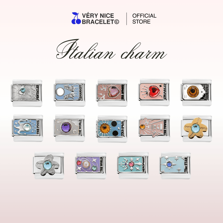 Italian charm. Charm lá bài Tarot - Véry Nice Bracelet