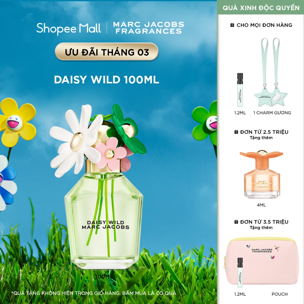 Nước hoa Nữ Marc Jacobs DAISY Wild EDP 100ml Refillable