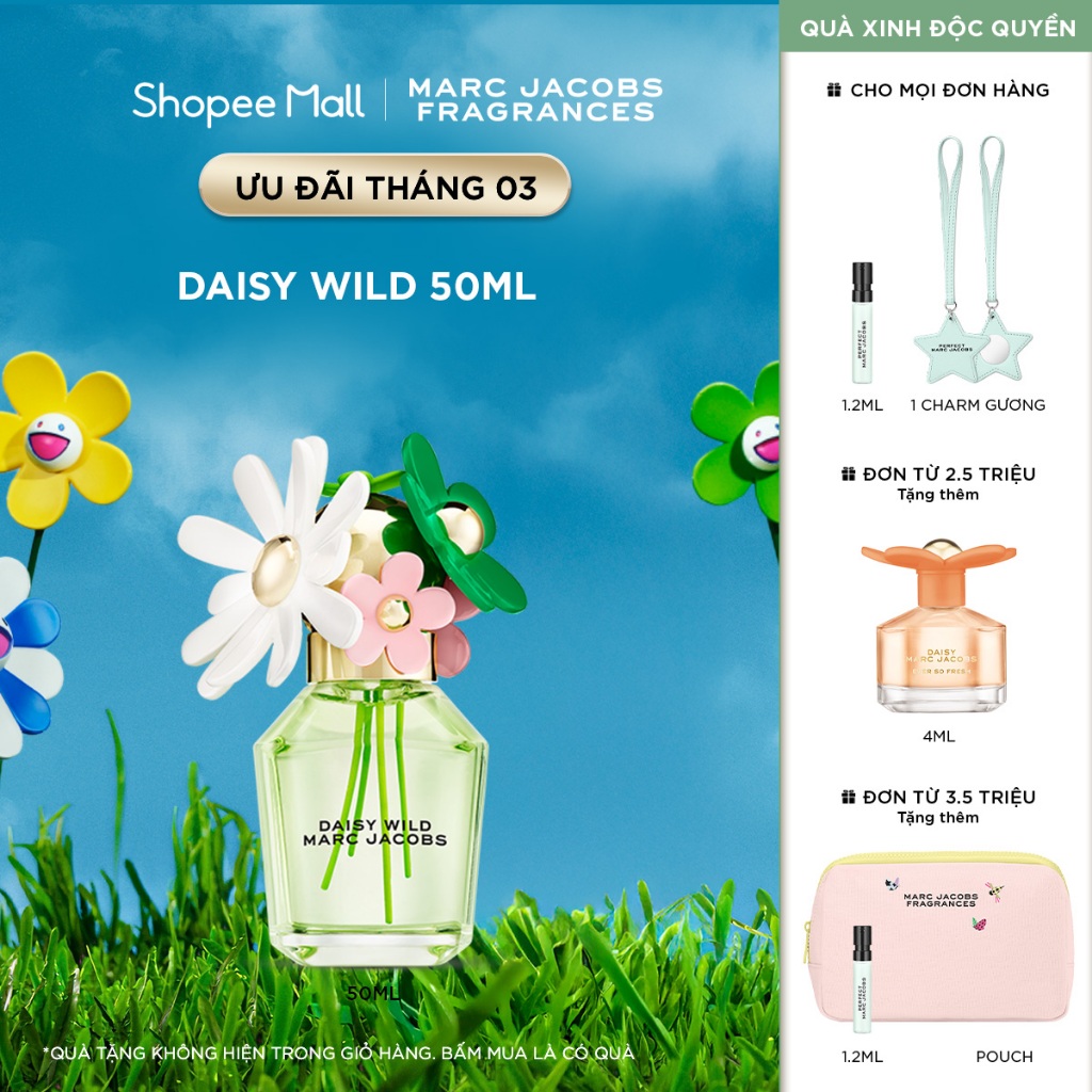 Nước hoa Nữ Marc Jacobs DAISY Wild EDP 50ml Refillable