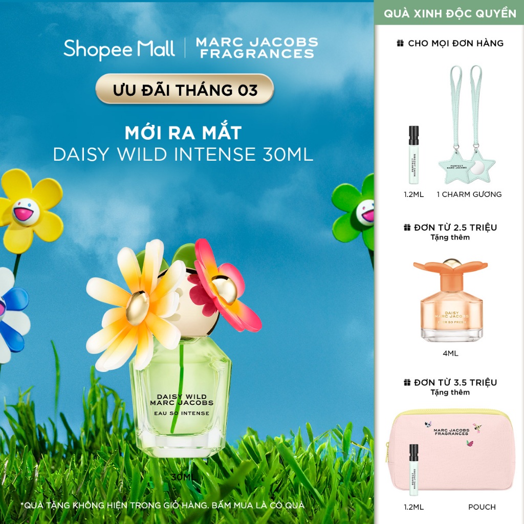 Nước hoa nữ Marc Jacobs Daisy Wild Eau So Intense EDP 30ml