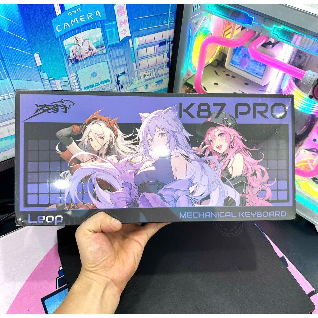 Bàn phím cơ Lingbao K87 Pro Tri- mode , giá rẻ nhất thị trường