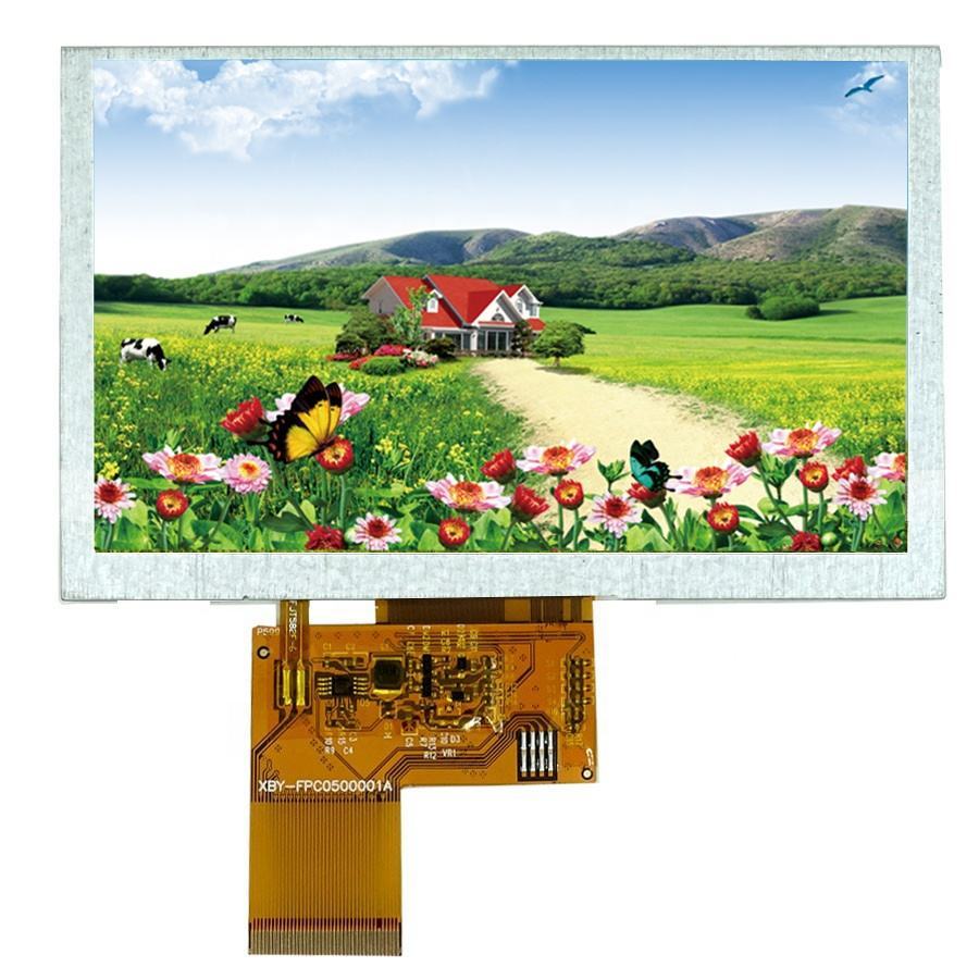 Màn hình LCD TFT 5 inch độ sáng cao 900nit 800x480 (chính hãng)