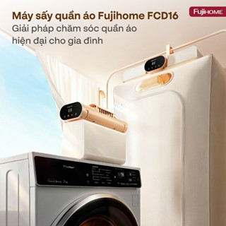 Máy sấy quần áo diệt khuẩn UV gấp gọn sấy khô nhanh 600W, lồng sấy quần áo Nhập Khẩu FUJIHOME FCD16