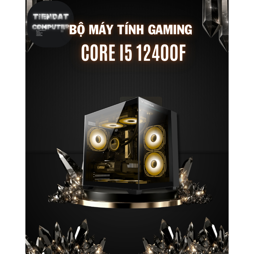 Bộ PC Gaming H610 | Intel Core i5-12400F | RAM 16GB | Hiệu Năng Mạnh | Chơi Game Mượt