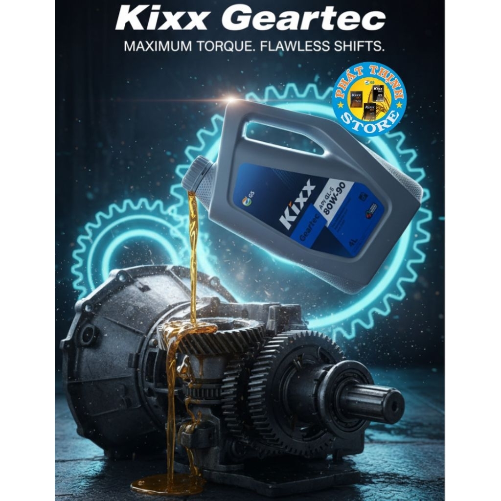 DẦU HỘP SỐ SÀN Kixx Geartec GL-5 80W90