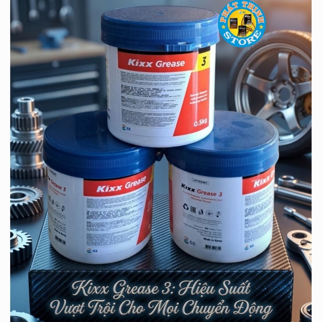 Mở Kixx Grease 3 - 0.5 Kg