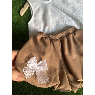 (Na kids) Sét Bộ Quần Áo Sát Nách Thô Boi Mặc Hè bé Gái