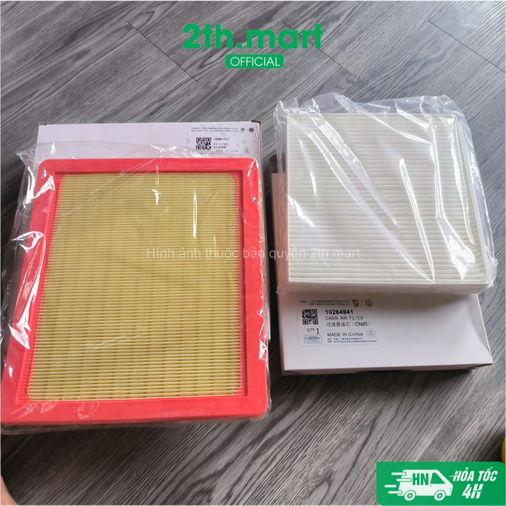 [Hàng xịn] Lọc gió động cơ MG 5, Lọc gió điều hòa, máy lạnh AC cho MG5 6 SAIC (đời 2020 - 2026)