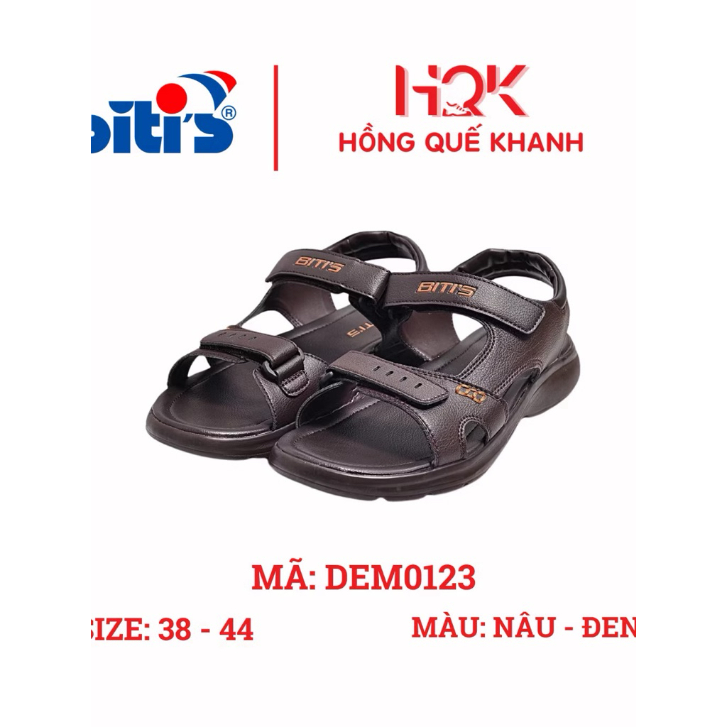 [BITI'S]GIÀY QUAI HẬU/SANDAL NAM CAO CẤP - DEM0123 - BITIS (NEW)