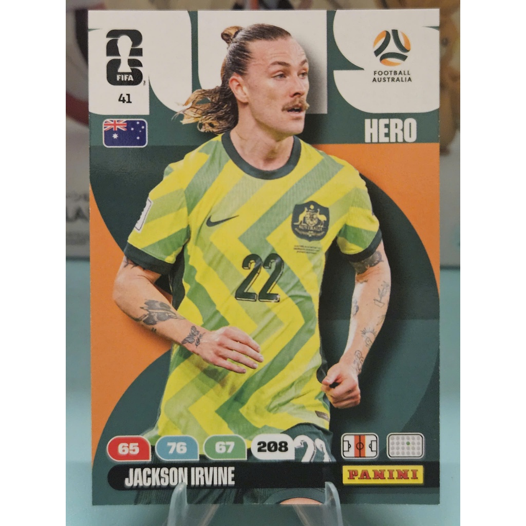Thẻ Jackson Irvine Panini World Cup 2026 (Úc)