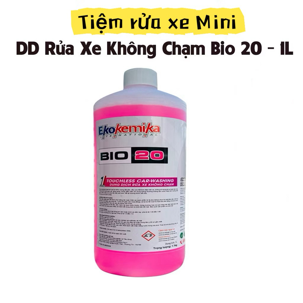 Nước Rửa Xe Không Chạm Siêu Sạch Ekokemika (Ý) Bio 20,Bio 25,Bio 30,Bio 35,Bio 45,Turbo X12,Turbo X1