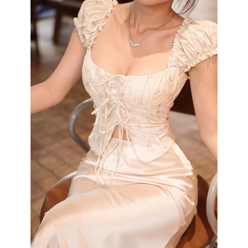 pass áo trễ vai LEILA TOP size S new