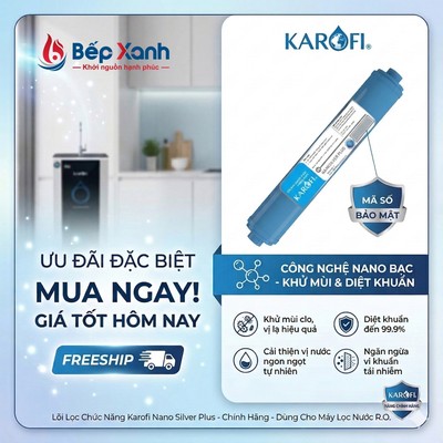 Lõi lọc chức năng Karofi Nano Silver Plus - Chính hãng