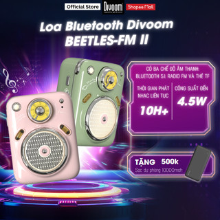 Loa Bluetooth Karaoke Divoom Fairy-Ok công suất 10W kèm mic không dây, chất âm chân thực và sống động - BH 12 tháng