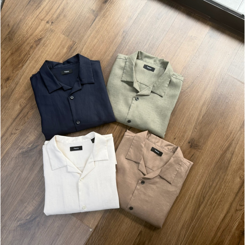 [ Hàng dư chuẩn hãng ] Sơ mi linen Nam hiệu Theory made in vietnam