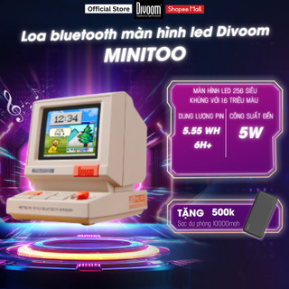 Loa thông minh Bluetooth Divoom MiniToo 5W, màn hình led tuỳ chỉnh, Hàng chính hãng, Bảo Hành 12 tháng