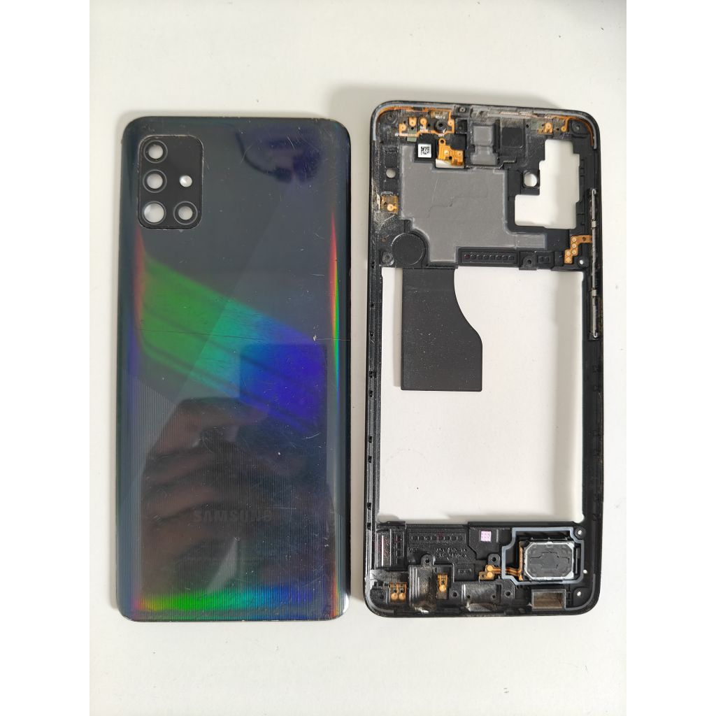 Bộ vỏ cũ zin tháo máy Samsung Galaxy A51 còn tốt