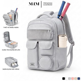 Balo đựng đồ quần áo vợt cầu lông laptop đa năng M4M NOMAD Backpack BM008 Balo du lịch chống nước