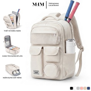 Balo du lịch cao cấp đựng quần áo laptop vợt cầu lông M4M NOMAD Backpack BM008 Cặp đi học nam nữ