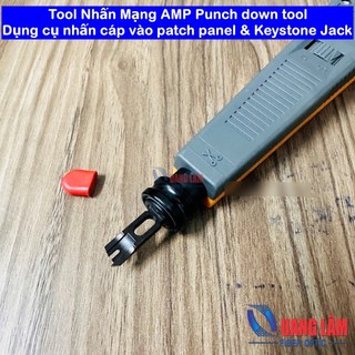 Tool Nhấn Mạng AMP Punch down tool – dụng cụ nhấn cáp vào patch panel & Keystone Jack