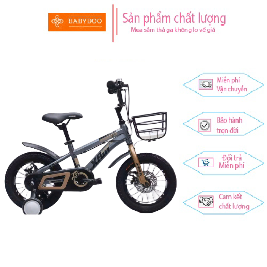 Xe đạp Xaming địa hình cho bé Phanh đĩa, cao cấp, đủ size 12-20 - babyboo.4kids