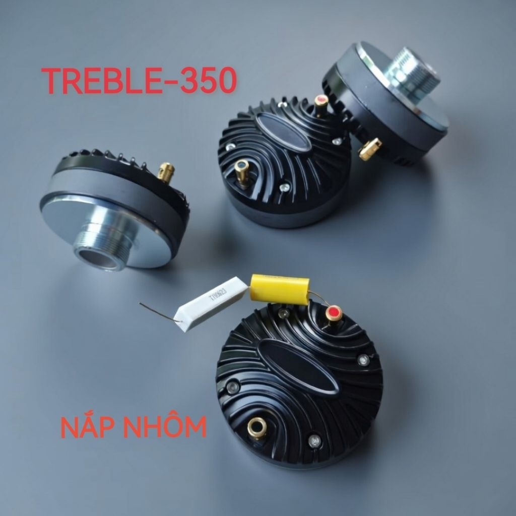 CỦ LOA TREBLE 350 NẮP NHÔM RĂNG VẶN 34mm