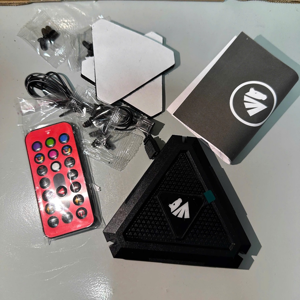 Hub 10 Fan RGB 6Pin PC Triangle – Hub Chia Fan RGB 6Pin Đồng Bộ Mainboard, Kết Nối 10 Fan, có remote