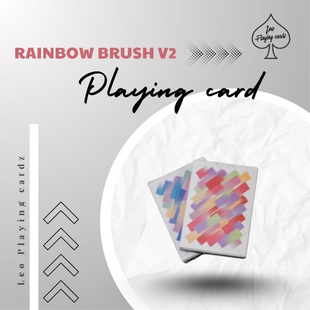 Bộ bài tây, cardistry RAINBOW BRUSH V2 playing card