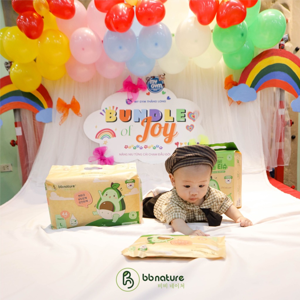 4 Bịch Tã Bỉm BB NATURE Cho Bé  Size M - XXXL - Laluna Baby