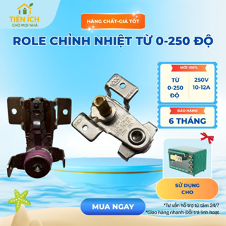 ROLE ĐIỀU CHỈNH NHIỆT ĐỘ CHO LÒ NƯỚNG ĐIỆN TỪ 0 ĐẾN 250 ĐỘ, DÙNG CHO LÒ TỪ 10 ĐẾN 120 LÍT