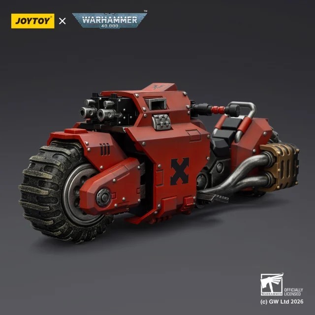Mô hình JOYTOY Warhammer 40K Blood Angels Raider Vehicle Twin Sniper Rifle Figure 1/18