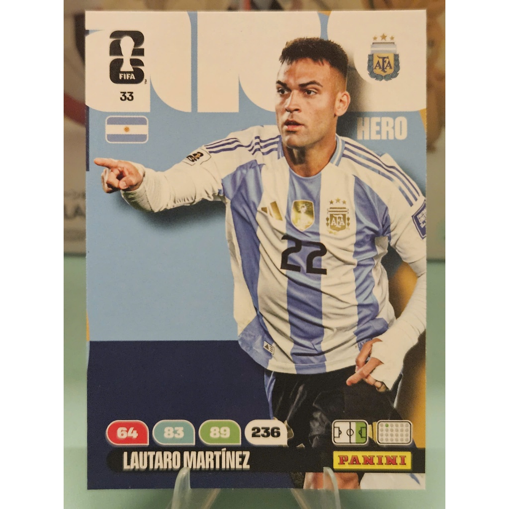 Thẻ Lautaro Martinez Panini World Cup 2026 (Argentina)