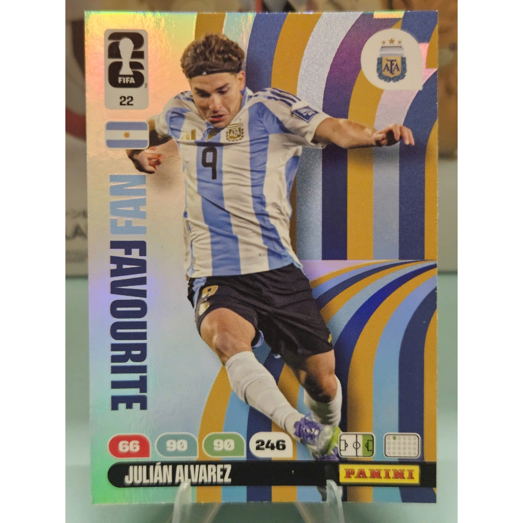 Thẻ FAN FAVOURITE Julian Alvarez Panini World Cup 2026 (Argentina)