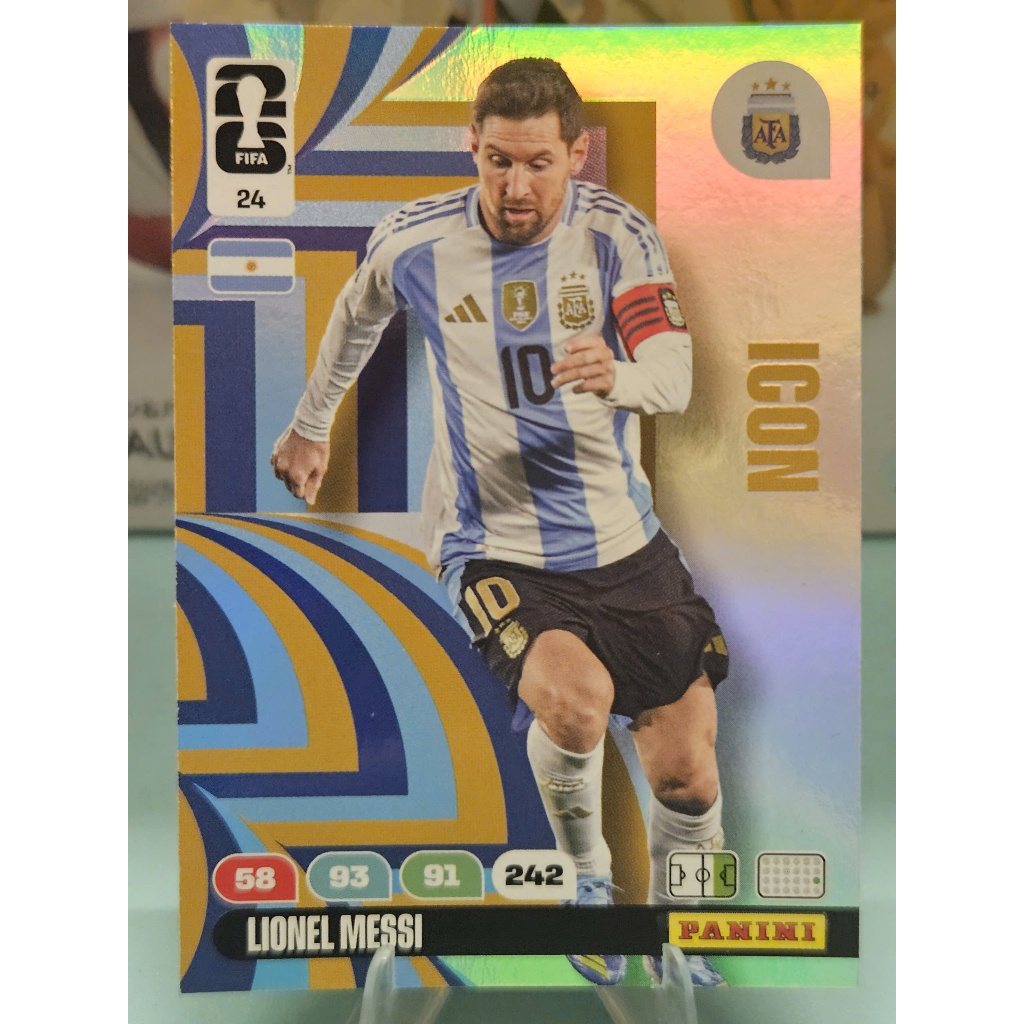Thẻ ICON Lionel Messi Panini World Cup 2026 (Argentina)