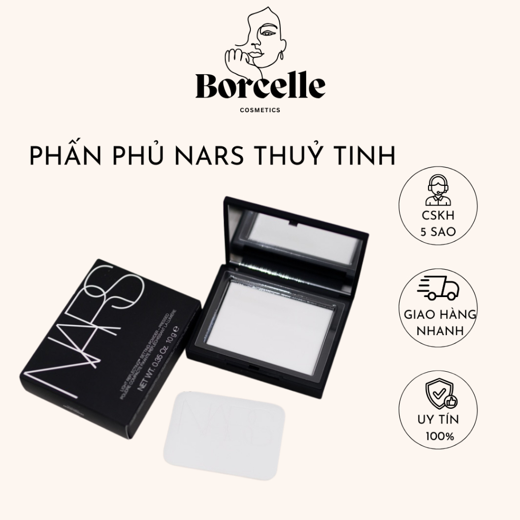 Phấn Phủ Dạng Nén NARS Phản Chiếu Ánh Sáng Translucent Crystal 10g - Borcelle.Cosmetics