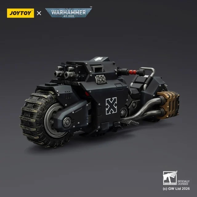 Mô hình JOYTOY Warhammer 40K Blood Angels Raider Vehicle Twin Sniper Rifle 1/18 Khớp Động