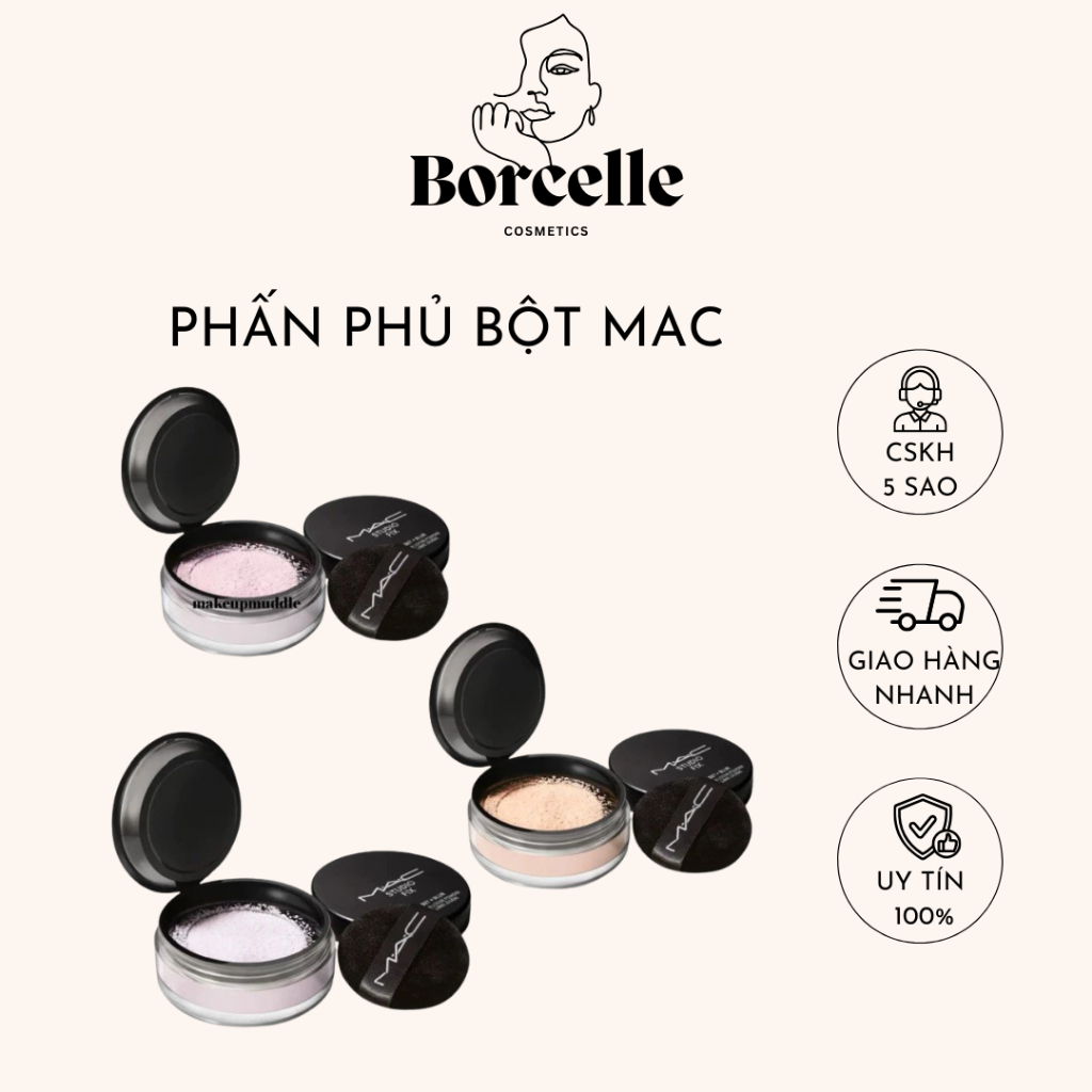 [NEW]  PHẤN PHỦ BỘT MAC STUDIO FIX PRO SET + BLUR WEIGHTLESS LOOSE POWER - Borcelle.Cosmetics