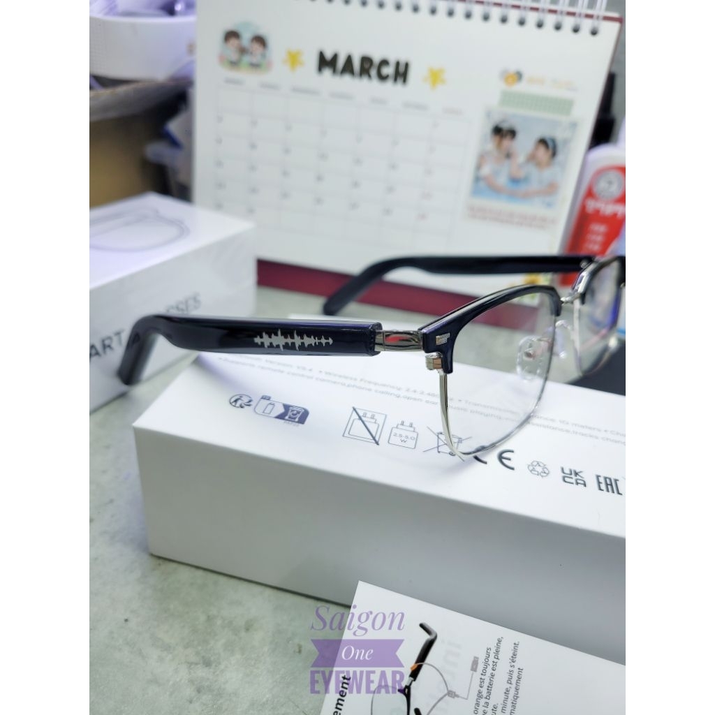 Smart Glasses AI GT06 Phiên bản cao cấp tự động bật, tắt khi đeo và không đeo
