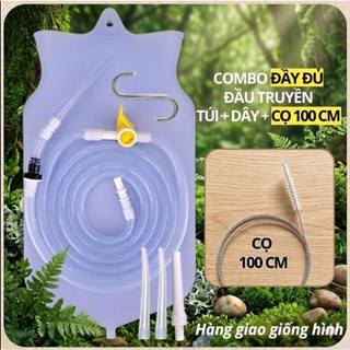 Bộ Dụng Cụ Túi SILICONE 2000mL Thải Độc Cà Phê, Súc Ruột Đại Tràng, Coffee Enema
