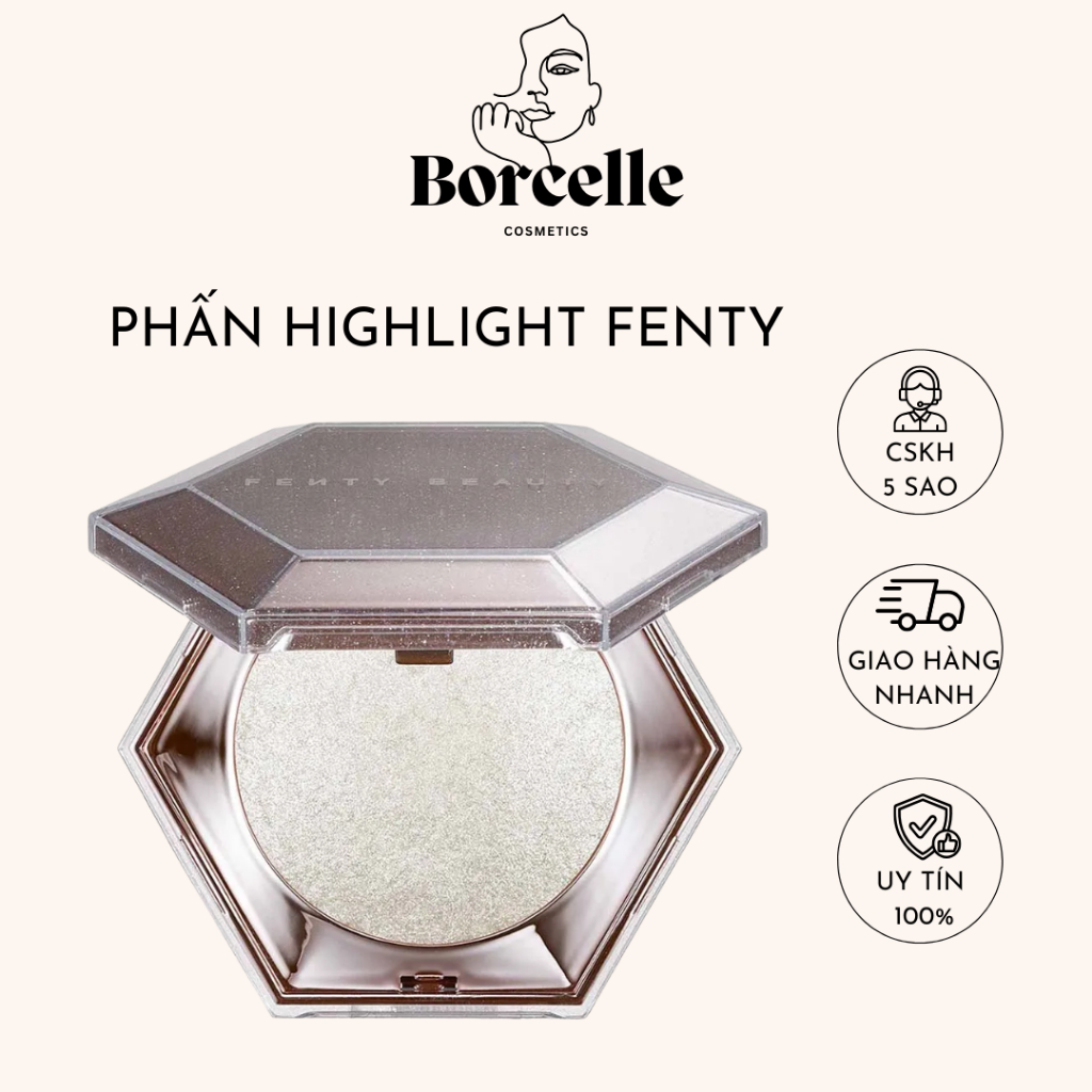 Phấn highlight Fenty Beauty Diamond Bomb Phấn phản chiếu ánh sáng Fenty Beauty Diamond Bomb Highligh
