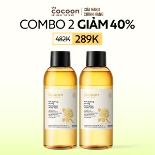 [MUA 2 GIẢM 40%] Combo 2 Nước tẩy trang hoa hồng Cocoon tẩy sạch makeup & cấp ẩm 310ml