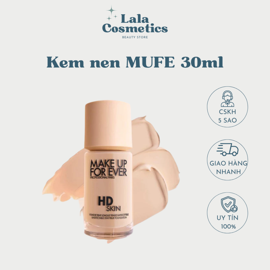 Kem nền MUFE Skin HD Foundation Kem nền Make Up For Ever R210 1R02, Y218 1N06 - Lala.Cosmetics