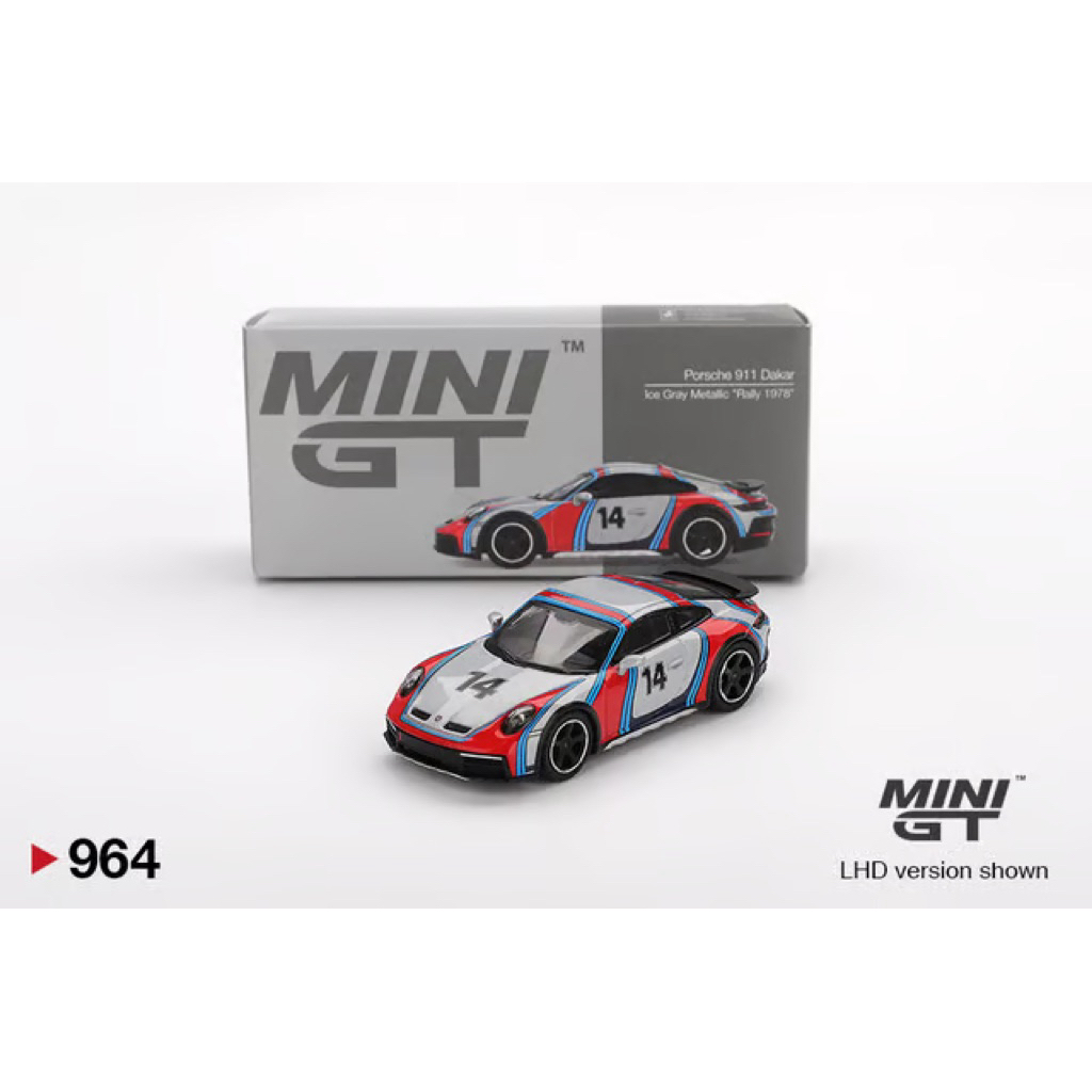Xe Mô Hình 1:64 Mini GT Porsche 911 Dakar “Rally 1974” - NewBox