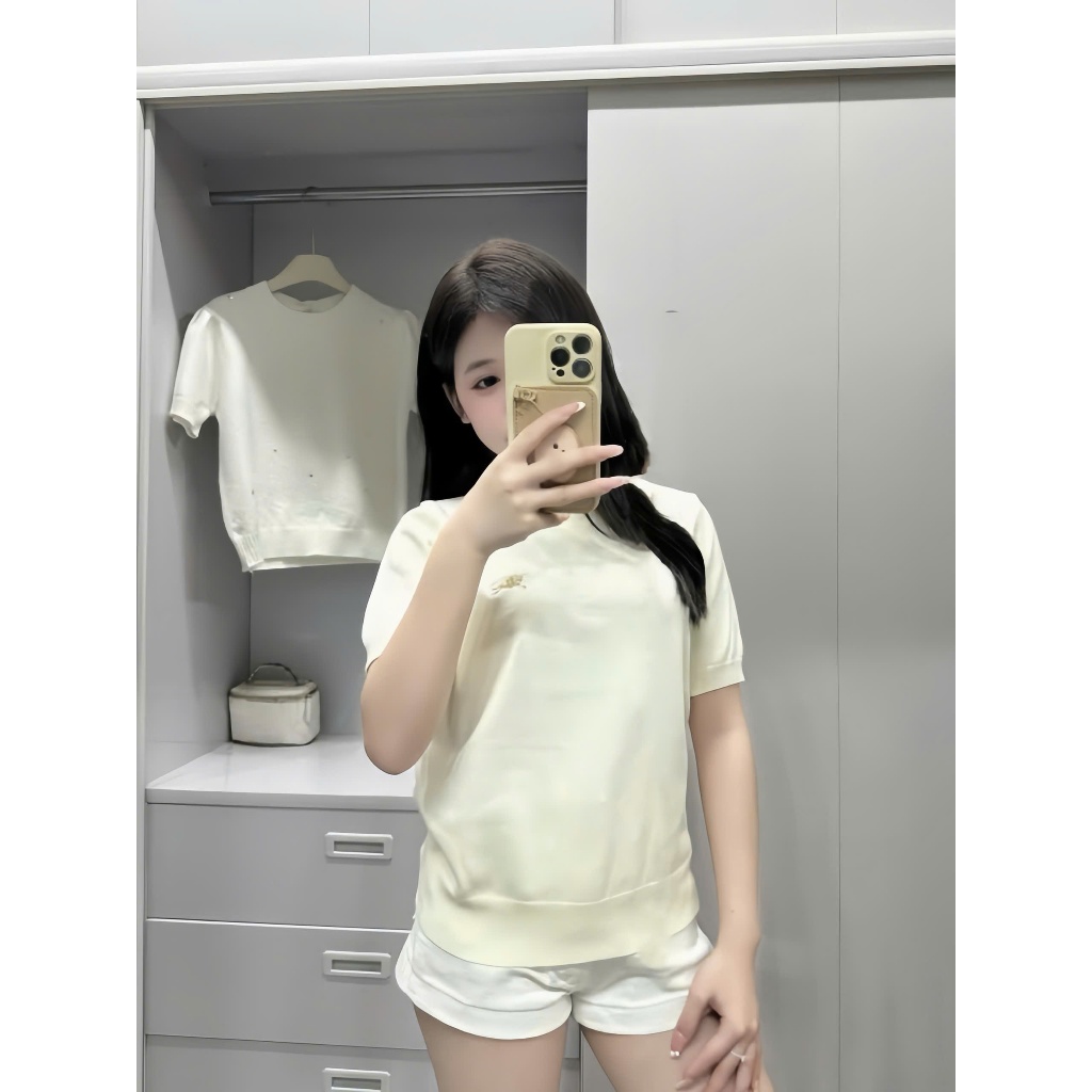 Áo Len Nữ Cộc Tay Dệt Kim Form Ôm Basic – Áo Nữ Hàn Quốc Thanh Lịch Dễ Phối Đồ Hot Trend HH2 | BigBuy360 - bigbuy360.vn