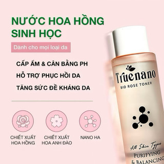 BIO ROSE TONER Nước Hoa Hồng Cân Bằng Thuần Chay Diệu Nhẹ 200ml