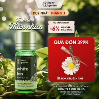 Tinh Dầu Thơm Phòng Thiên Nhiên 32 MÙI Organic Làm Nến Thơm HENY GARDEN 10mL