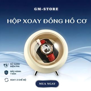 [VOUCHER SALE 25/3] Hộp Xoay Đồng Hồ Cơ Tự Động, Hộp Đựng Đồng Hồ Phong Cách Trẻ Trung Năng Động