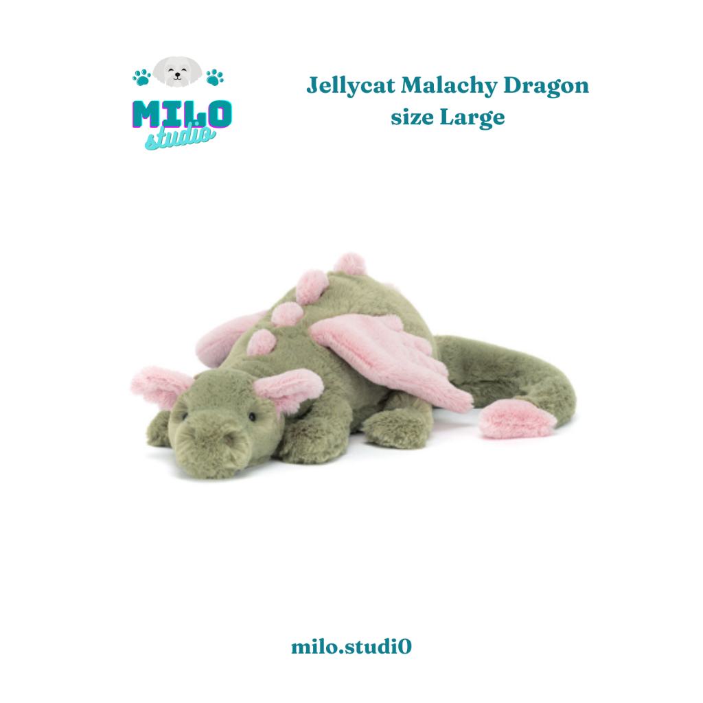 (CÓ SẴN) Jellycat Malachy Dragon size Large rồng bông